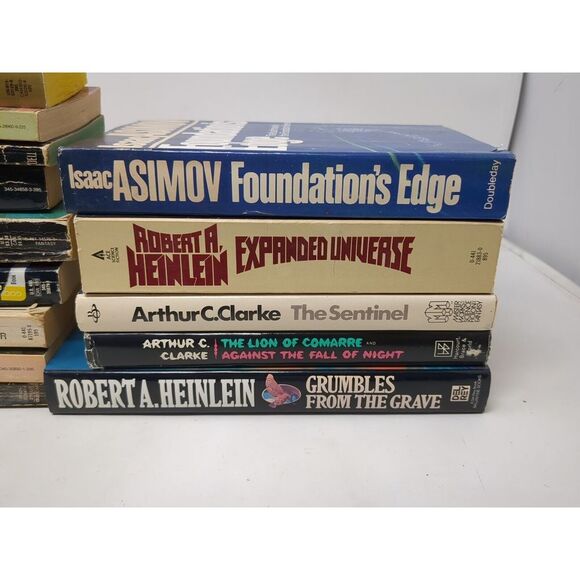 Science Fiction Book‎ Lot Arthur Clarke Isaac Asimov Chalker & More Sci-fi VTG - Picture 2 of 12